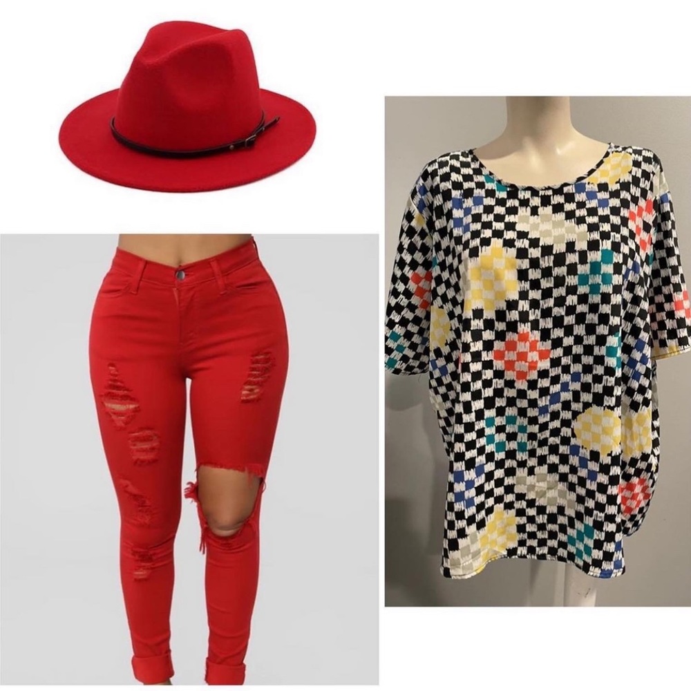 Bold color top